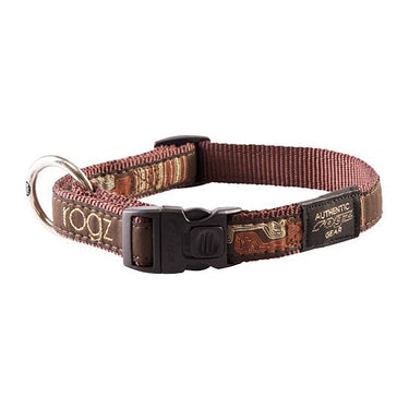 Rogz Mocha Bone Dog Collar - MOCHA BONE XL
